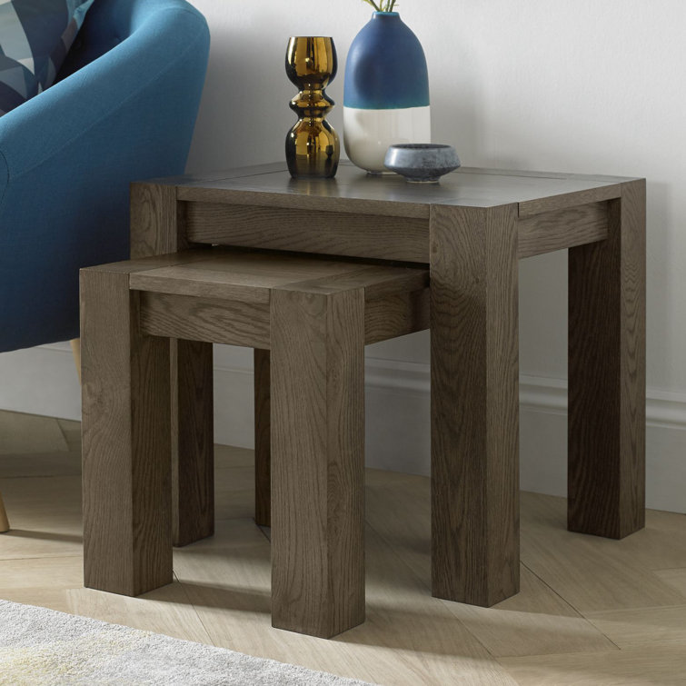 Brayden Studio Bowenfels 2 Piece Nest of Tables Wayfair.co.uk